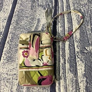 Vera Bradley Portobello Road Purple Phone Wristlet